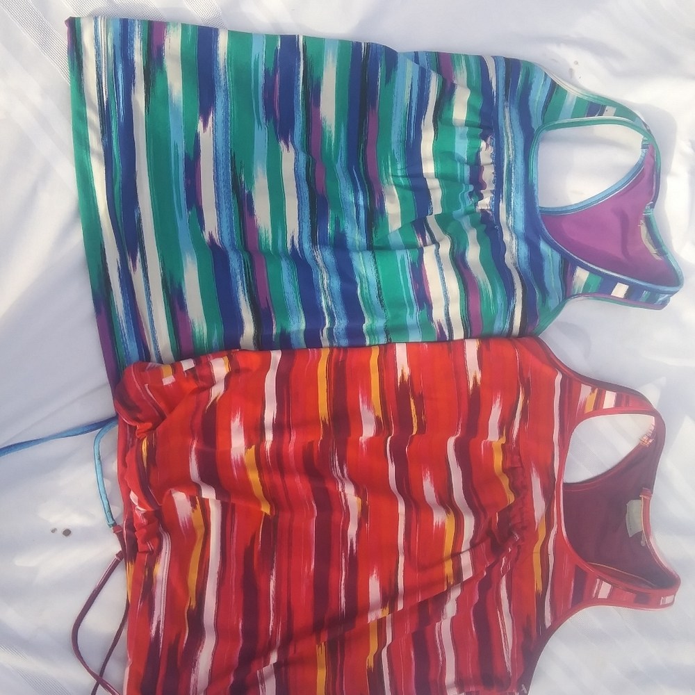 Athleta tank tops x2 size large